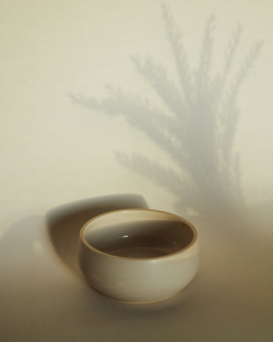 Porcelain shallow bowl